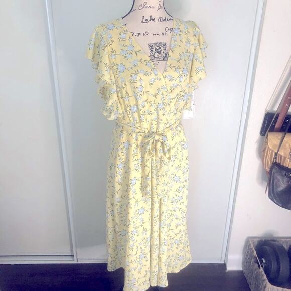 NWT! 1.STATE Floral Prairie Dance Dress in size 10 - Picture 2 of 8